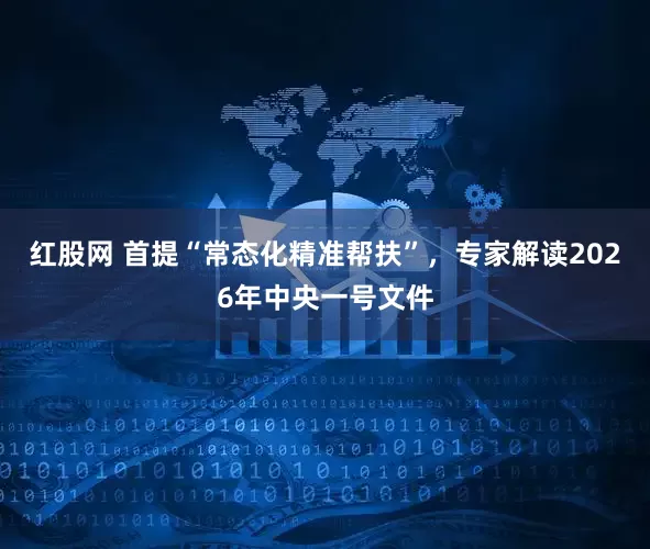 红股网 首提“常态化精准帮扶”，专家解读2026年中央一号文件